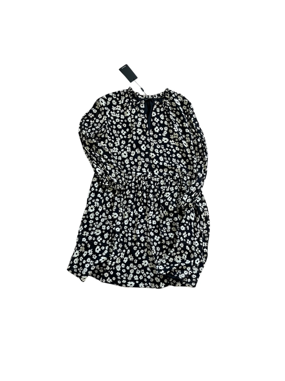 Rails Black and White Floral Romper